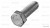 Винт с шестигранной головкой M16 x 50 оцинкованный