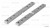 Планка монтажная  CF500  6Xm10 / X30; 10.9