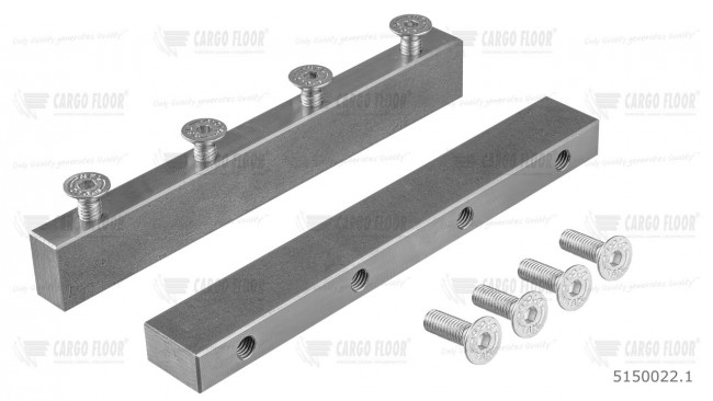 Slat  csc Connector Strips' 4 x M8 (190x25x15мм)