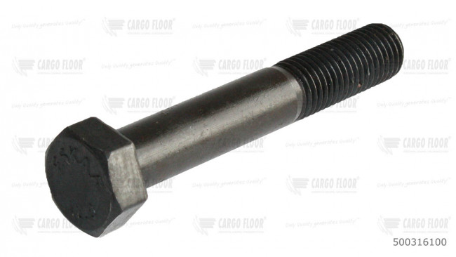 Болт  крепежный с шестигранной головкой M16x100 черный (10.9)